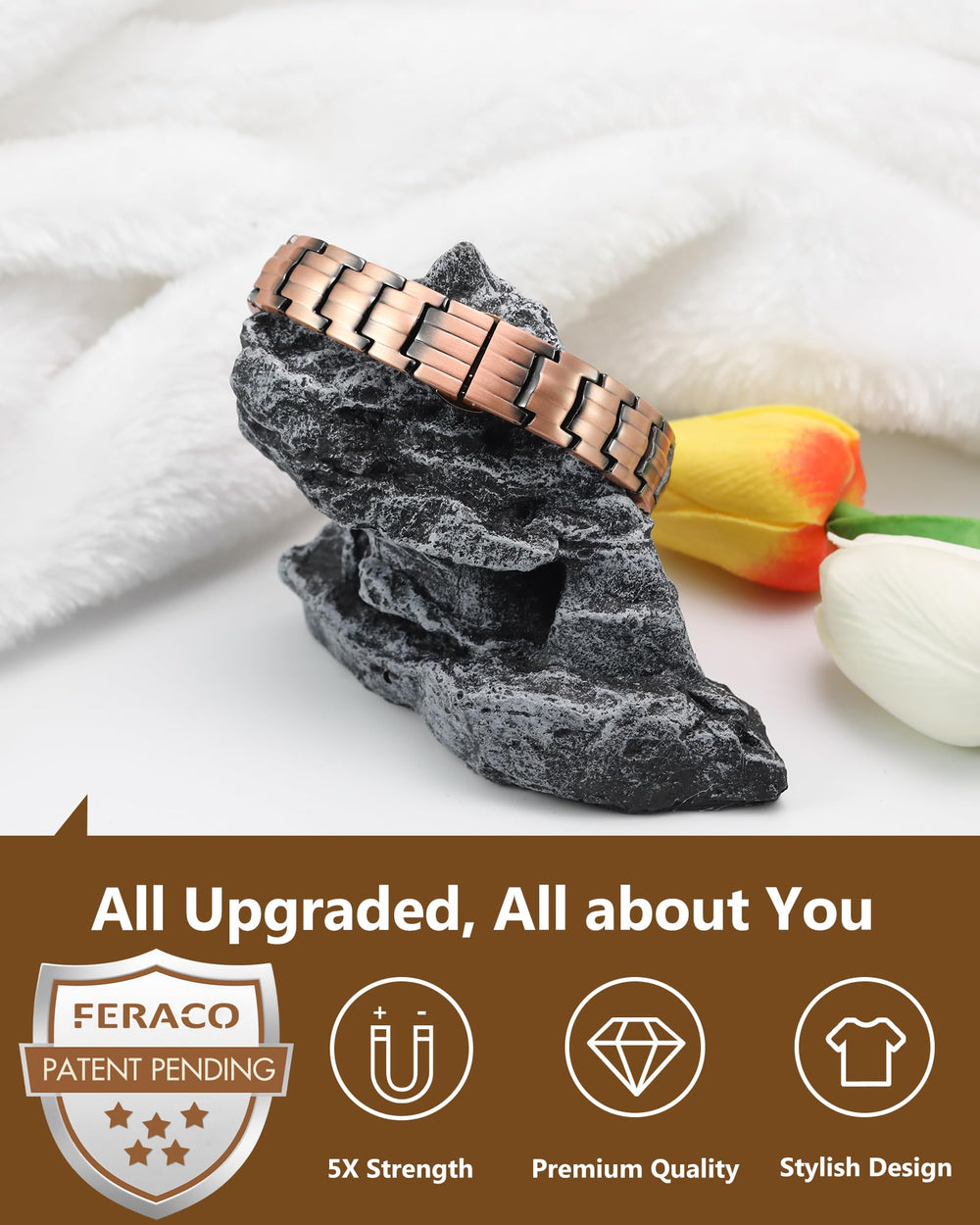 Feraco daily-wear ready bracelet ships with elegant gift packaging