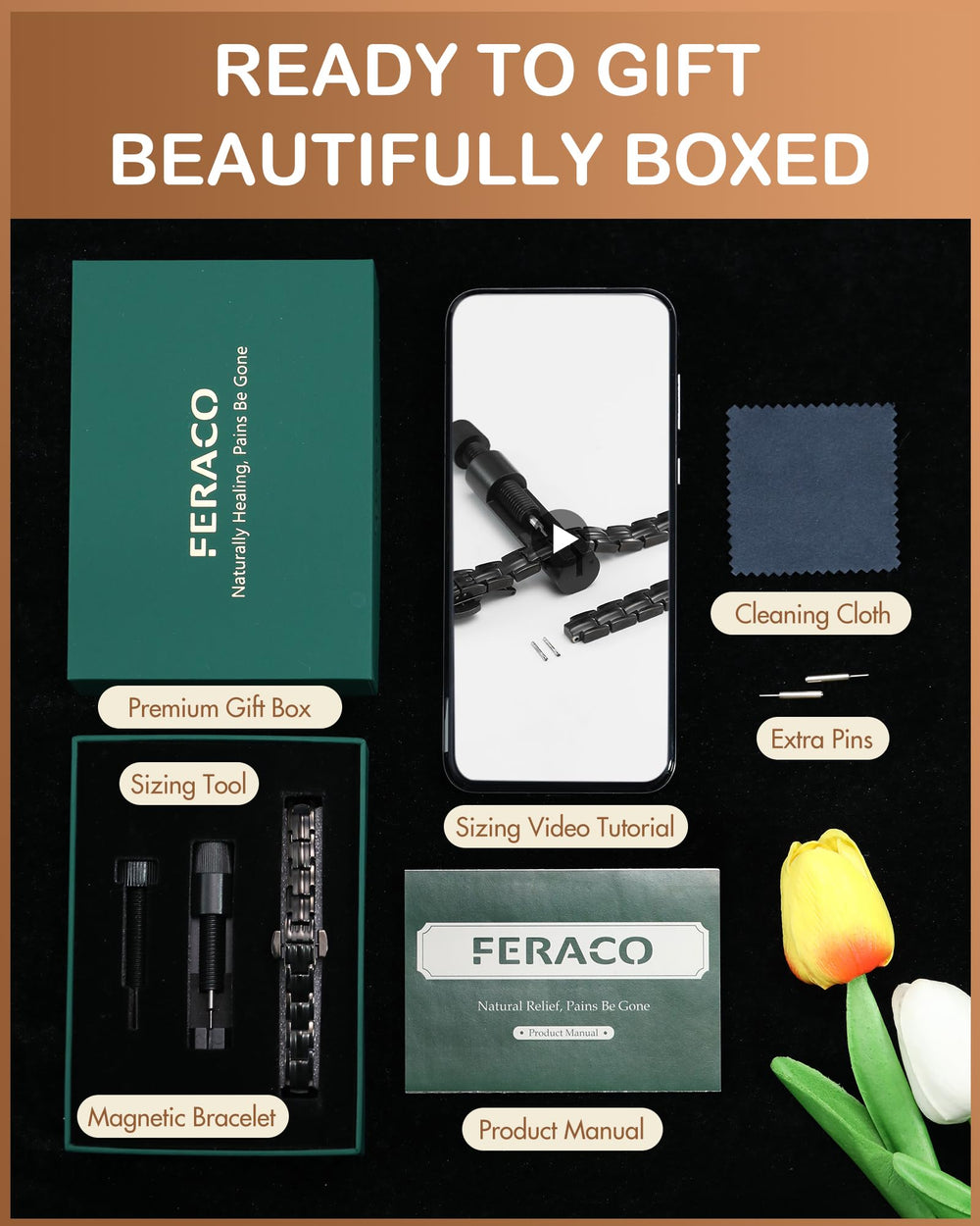 Feraco daily-wear companion that blends style with accessible design