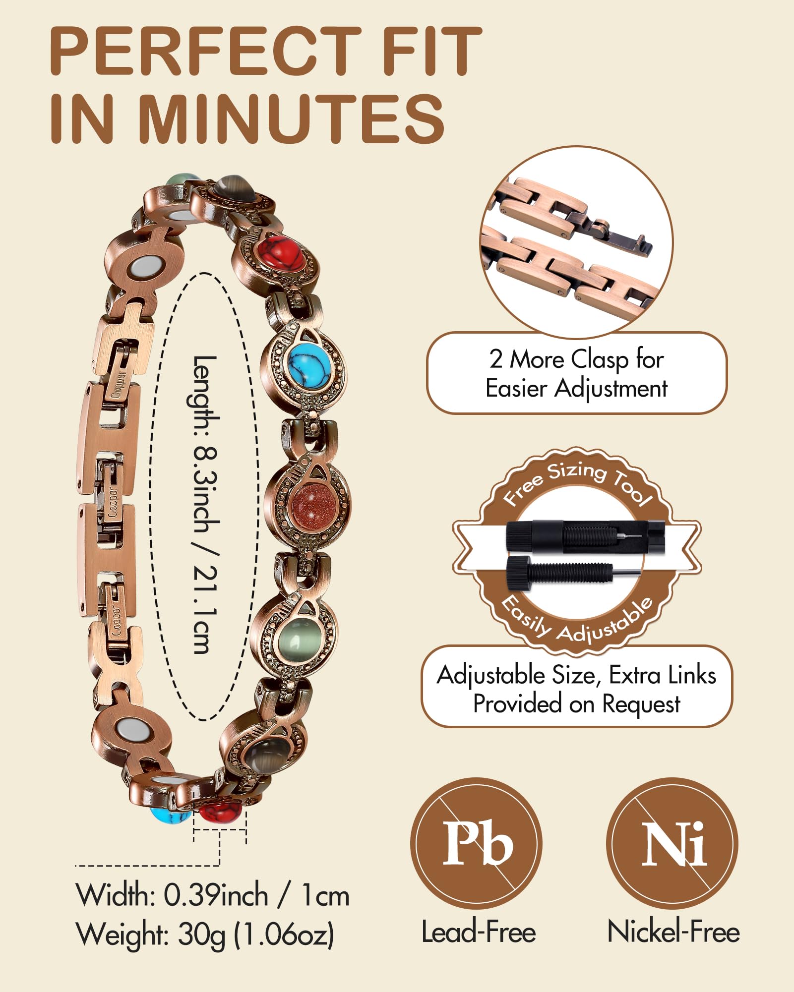 Feraco gift box includes sizing tool for gifting.
