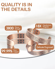 Feraco hypoallergenic, lead- and nickel-free copper for sensitive skin.