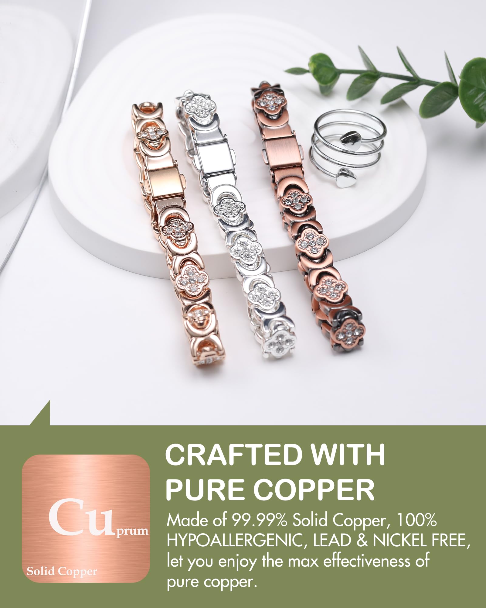 Feraco infinity clover CZ bracelet with subtle sparkle and meaning