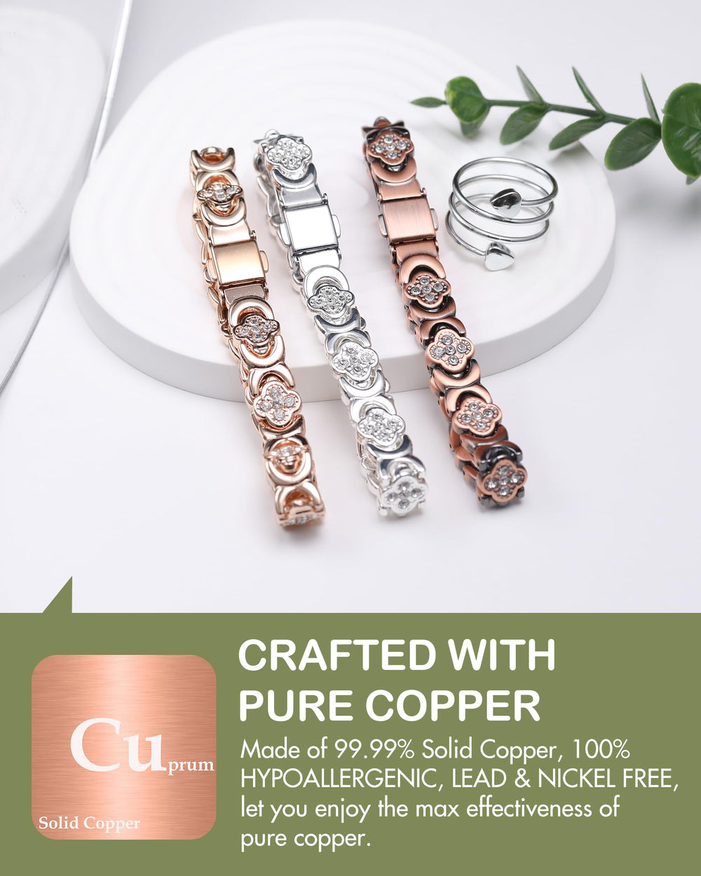 Feraco infinity clover CZ bracelet with subtle sparkle and meaning
