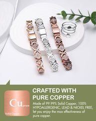 Feraco infinity clover CZ bracelet with subtle sparkle and meaning