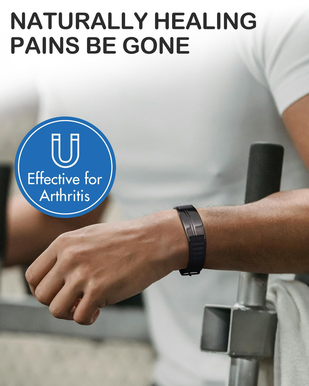 Feraco lightweight 26g bracelet offers daily comfort during workouts.