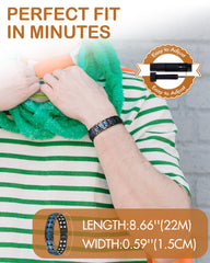 Feraco adjustable magnetic bracelet tool close-up for easy sizing.