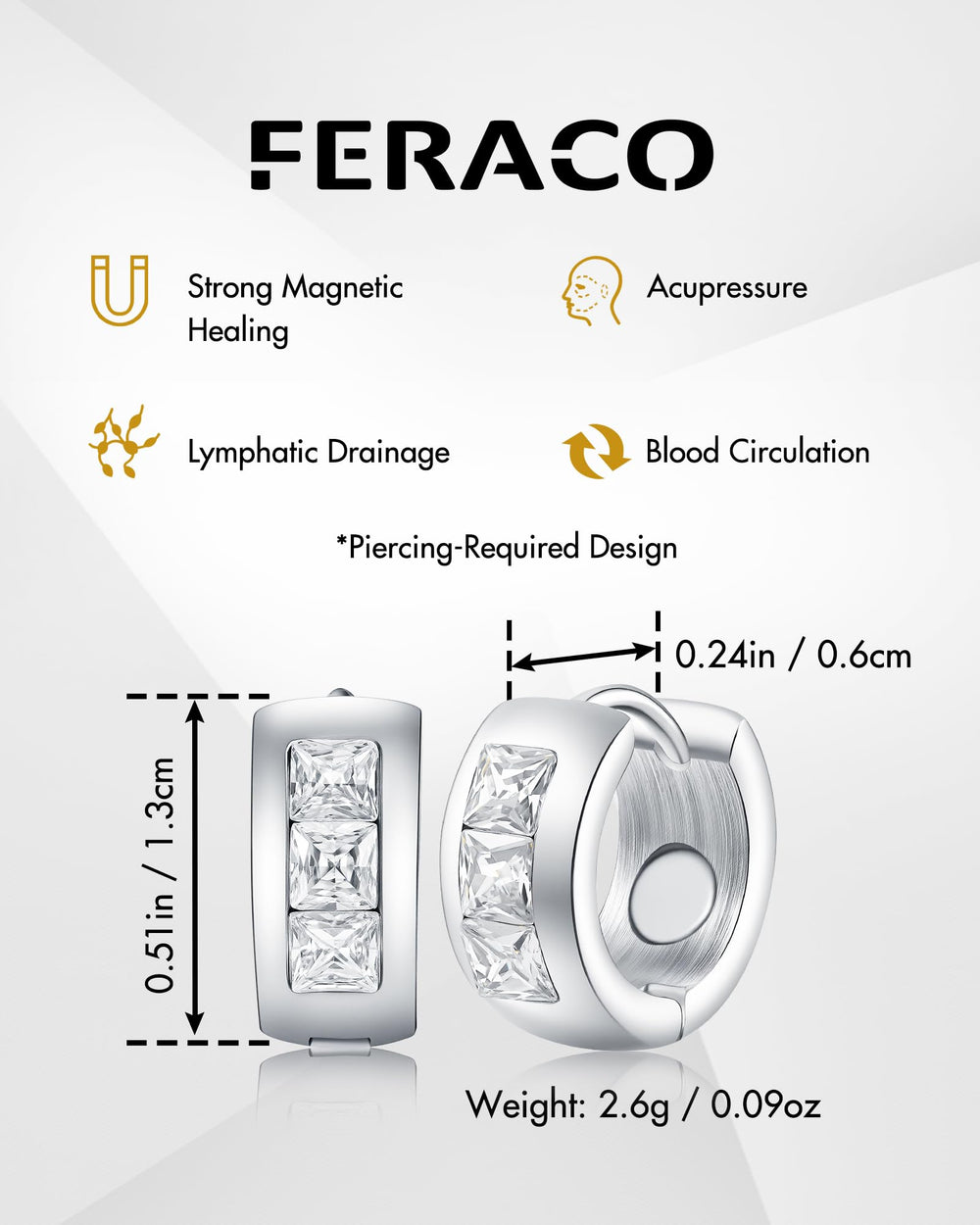 Feraco stainless steel hoop body closeup emphasizing durability