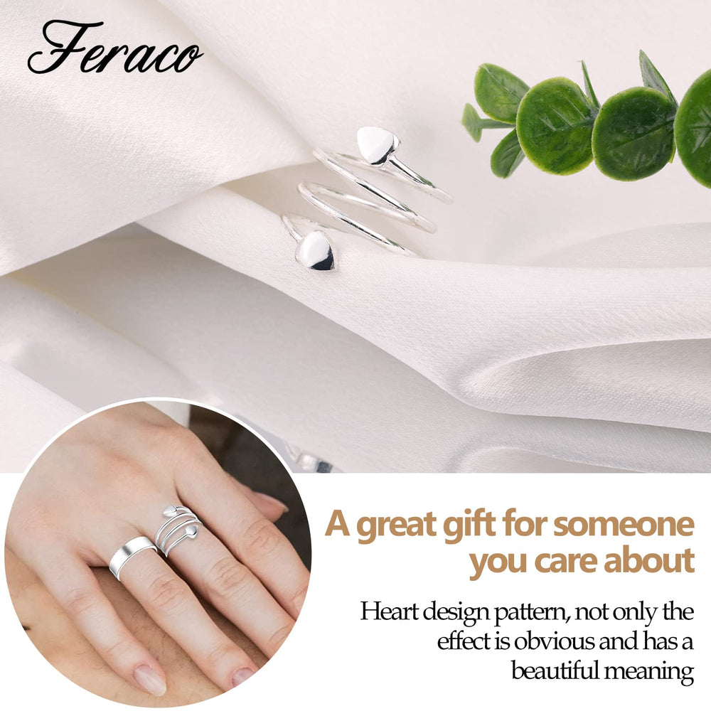 Feraco magnetic ring on finger with subtle shimmer and finish.
