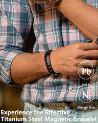Feraco bracelet clasp close-up showing secure upgrade for everyday use.