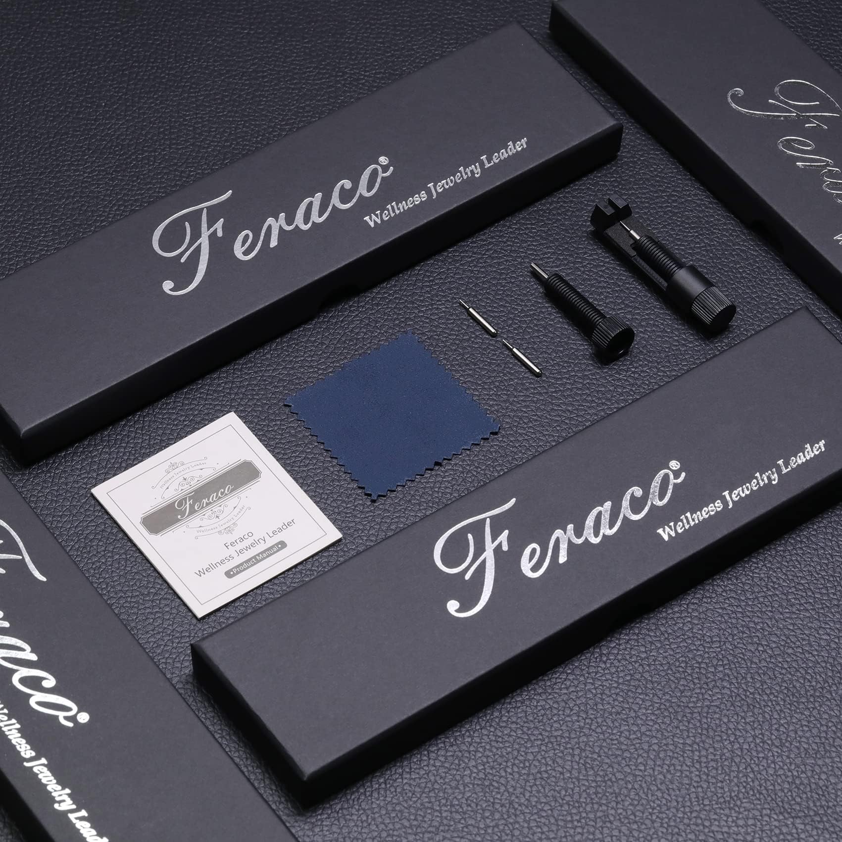Feraco gift box presentation suggests a ready-to-gift option.