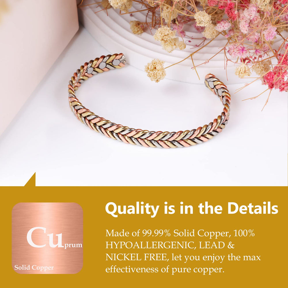 Feraco Pure Copper Bracelet gift-ready packaging makes an elegant present