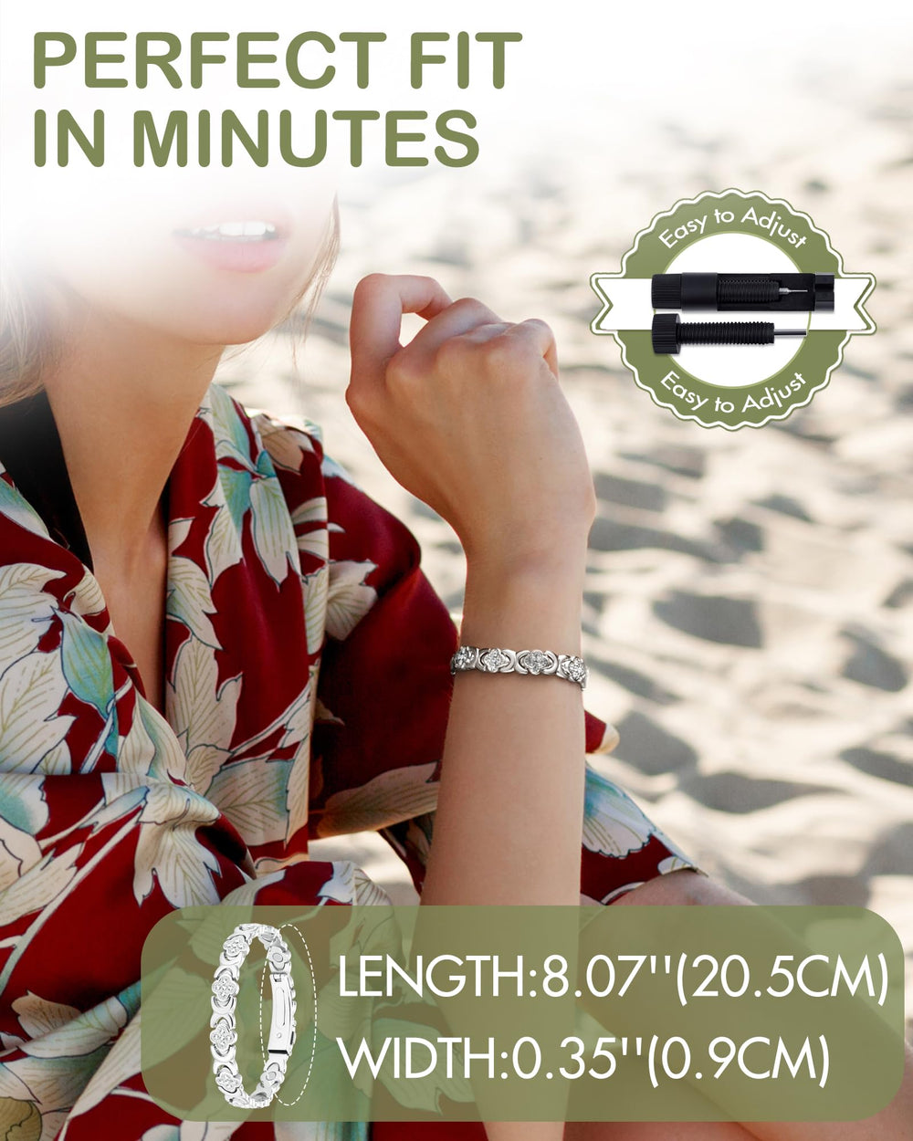 Feraco hypoallergenic copper jewelry free from lead and nickel for comfortable wear