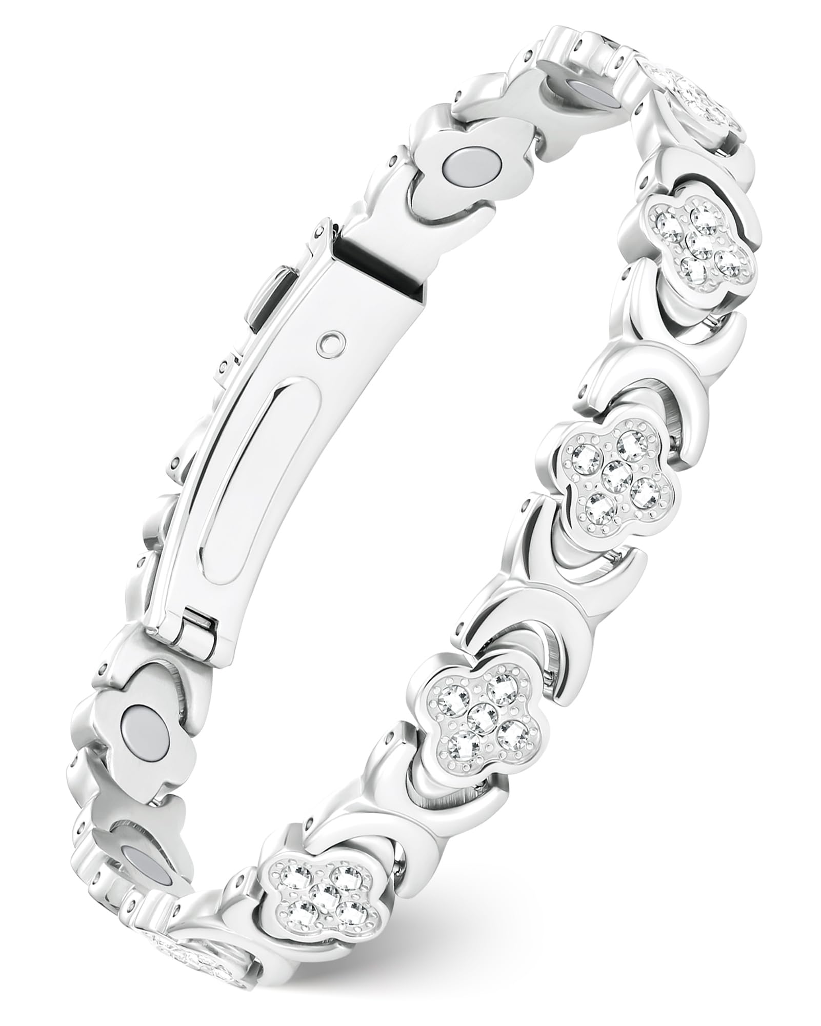 Feraco Pure Copper Bracelet with infinity-clover motif for daily wear
