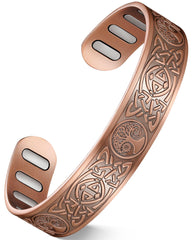 Feraco Pure Copper Bracelet close-up, showcasing solid copper and refined craftsmanship