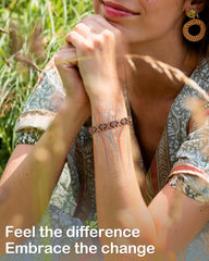 Feraco four-leaf clover and infinity motifs with cubic zirconia add timeless elegance.