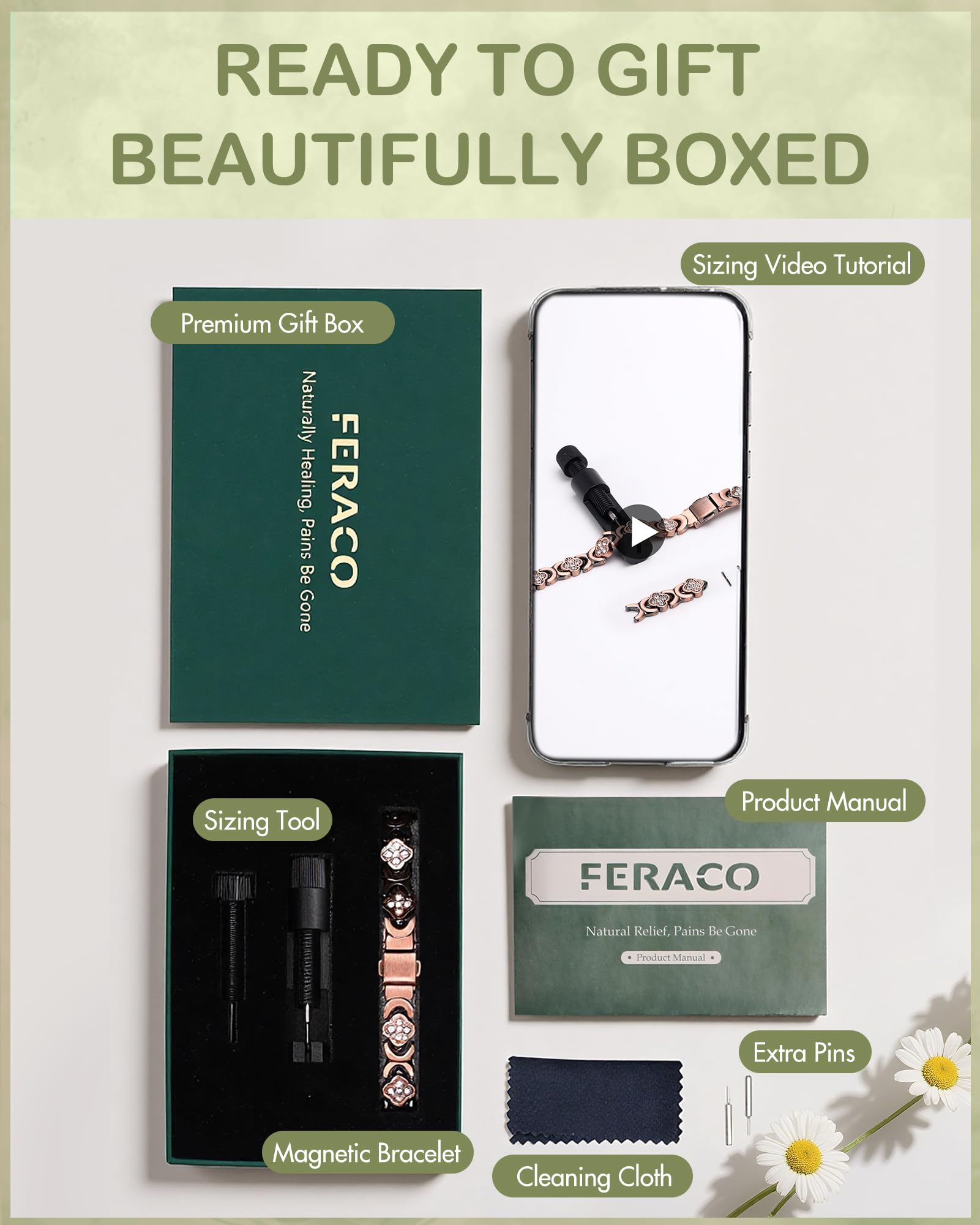 Feraco gift-ready box for birthdays and anniversaries