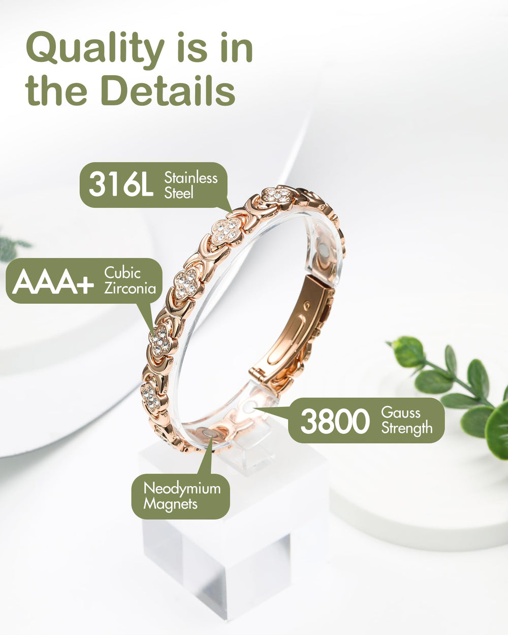 Feraco sparkling cubic zirconia accents add shimmer