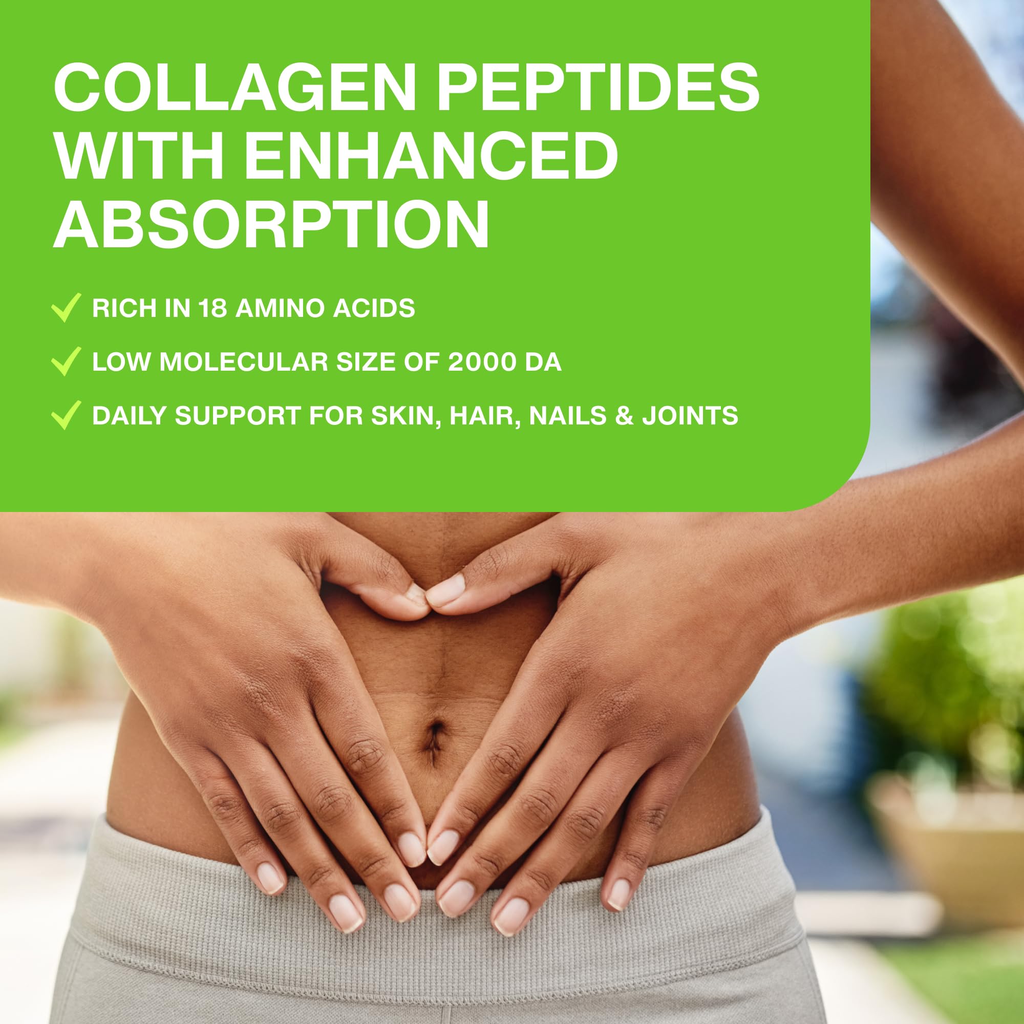 Fernes Collagen powder product label close-up shows sourcing and certifications.