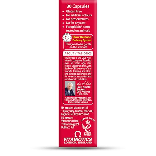 Feroglobin bottle foil seal indicating freshness and quality
