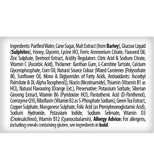 Pouring Feroglobin Plus Liquid into a glass to show color
