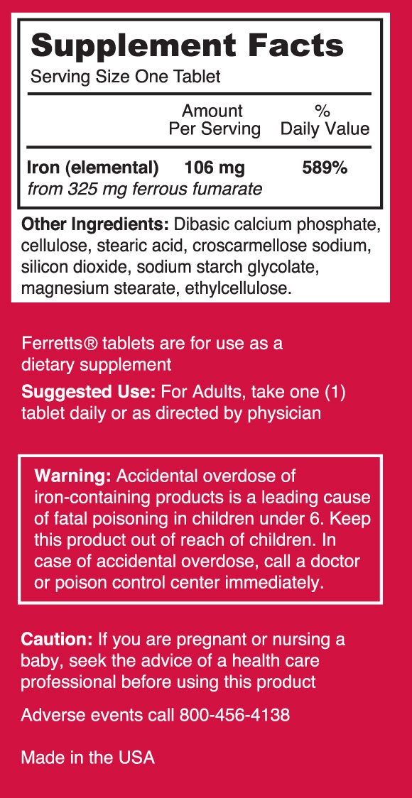 Bottle on desk with glass, convenient daily routine for iron intake