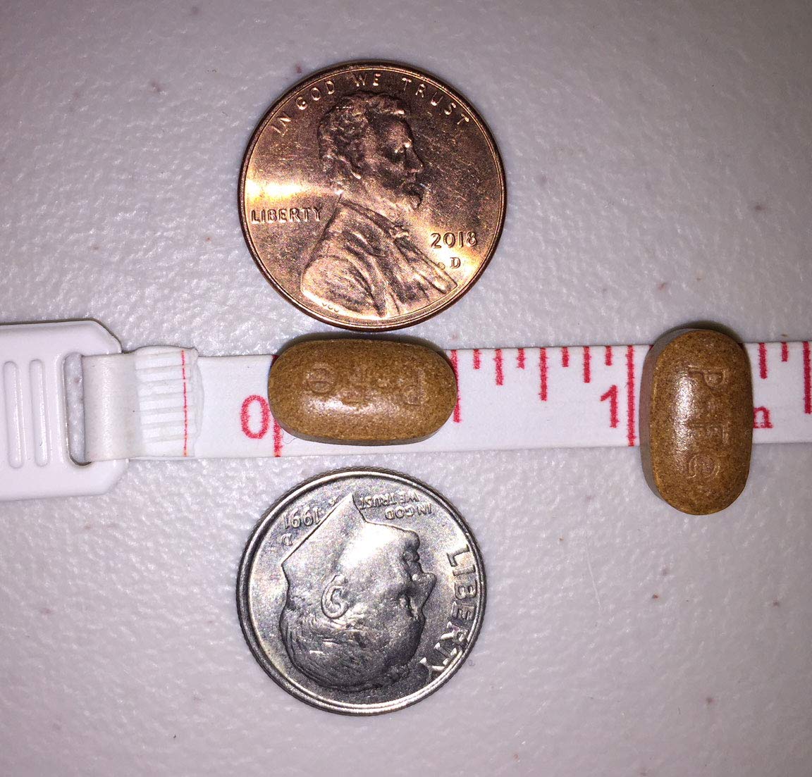 Label highlights 106 mg elemental iron from 325 mg ferrous fumarate