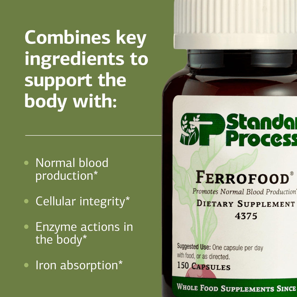 Ferrofood pour shot showing capsules ready for daily use