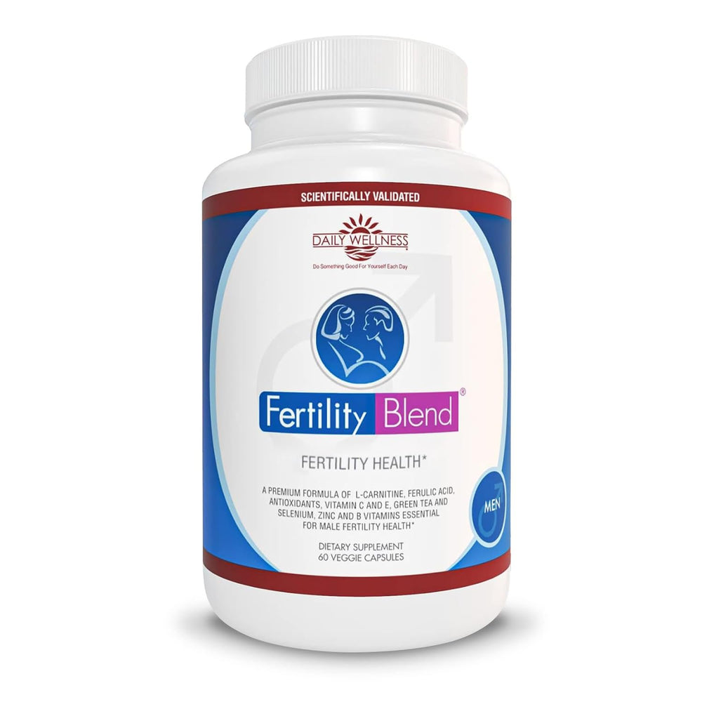 Fertility Blend Daily Wellness for Men bottle for daily routine support.