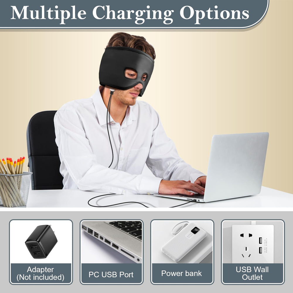 FERVORSOFT Silk Sinus Mask USB-powered with power banks for versatile use