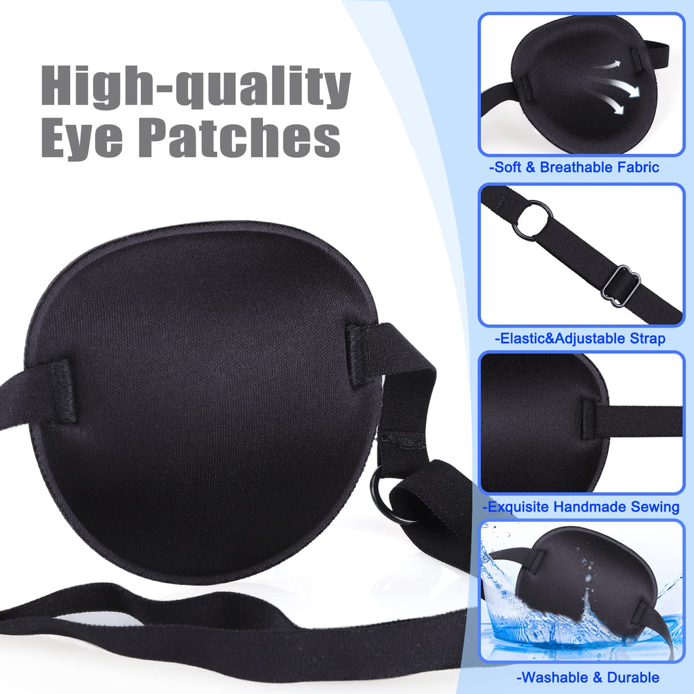 Fezog eye patch provides full coverage and light-blocking design