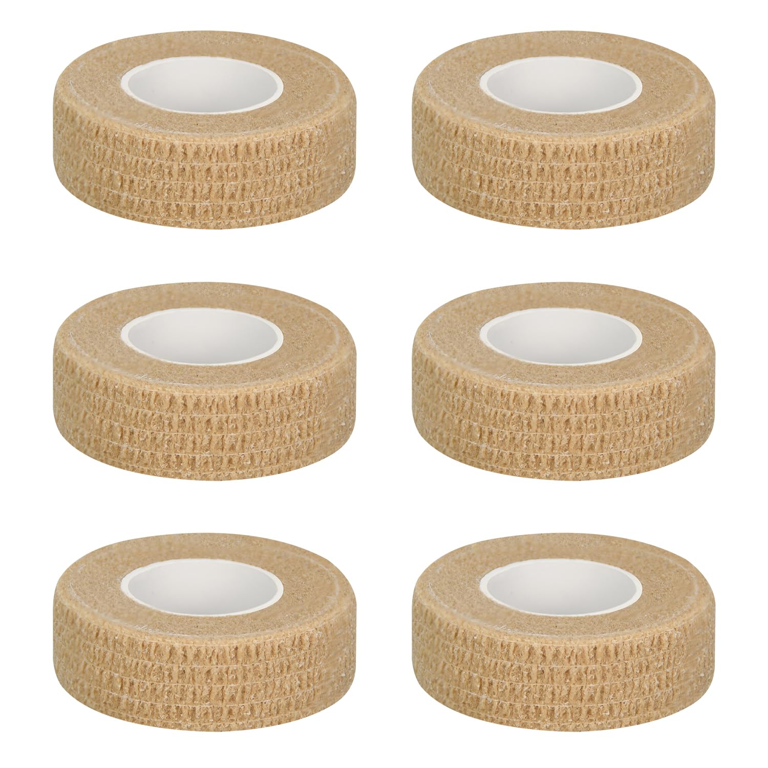 FGBNM half-inch bandage wraps six pieces for secure self-adherent support