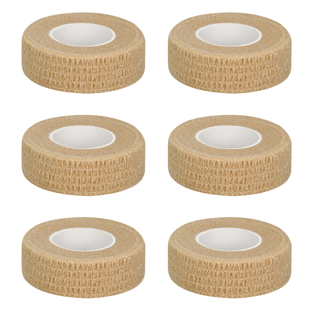 FGBNM half-inch bandage wraps six pieces for secure self-adherent support