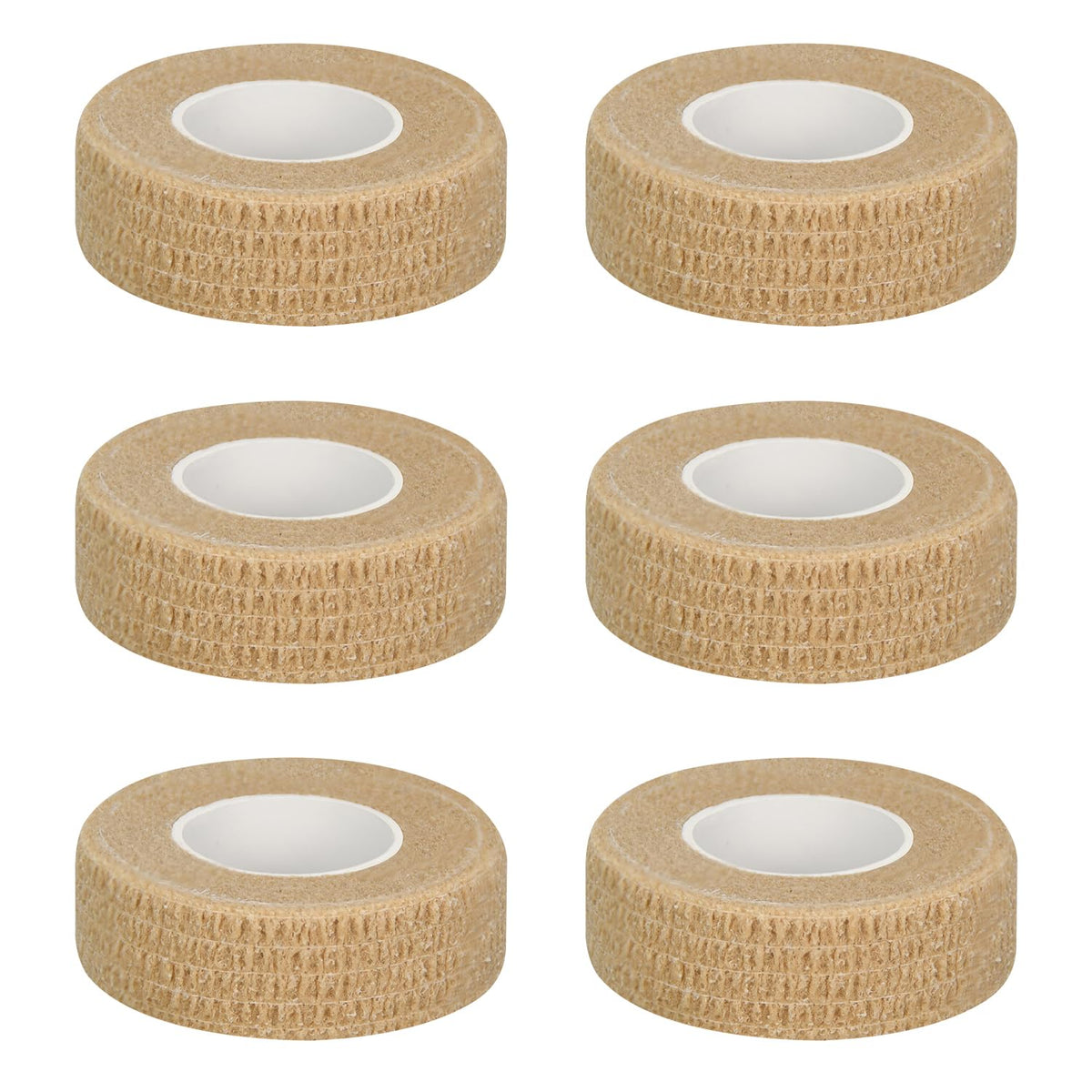FGBNM half-inch bandage wraps six pieces for secure self-adherent support