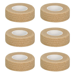 FGBNM half-inch bandage wraps six pieces for secure self-adherent support