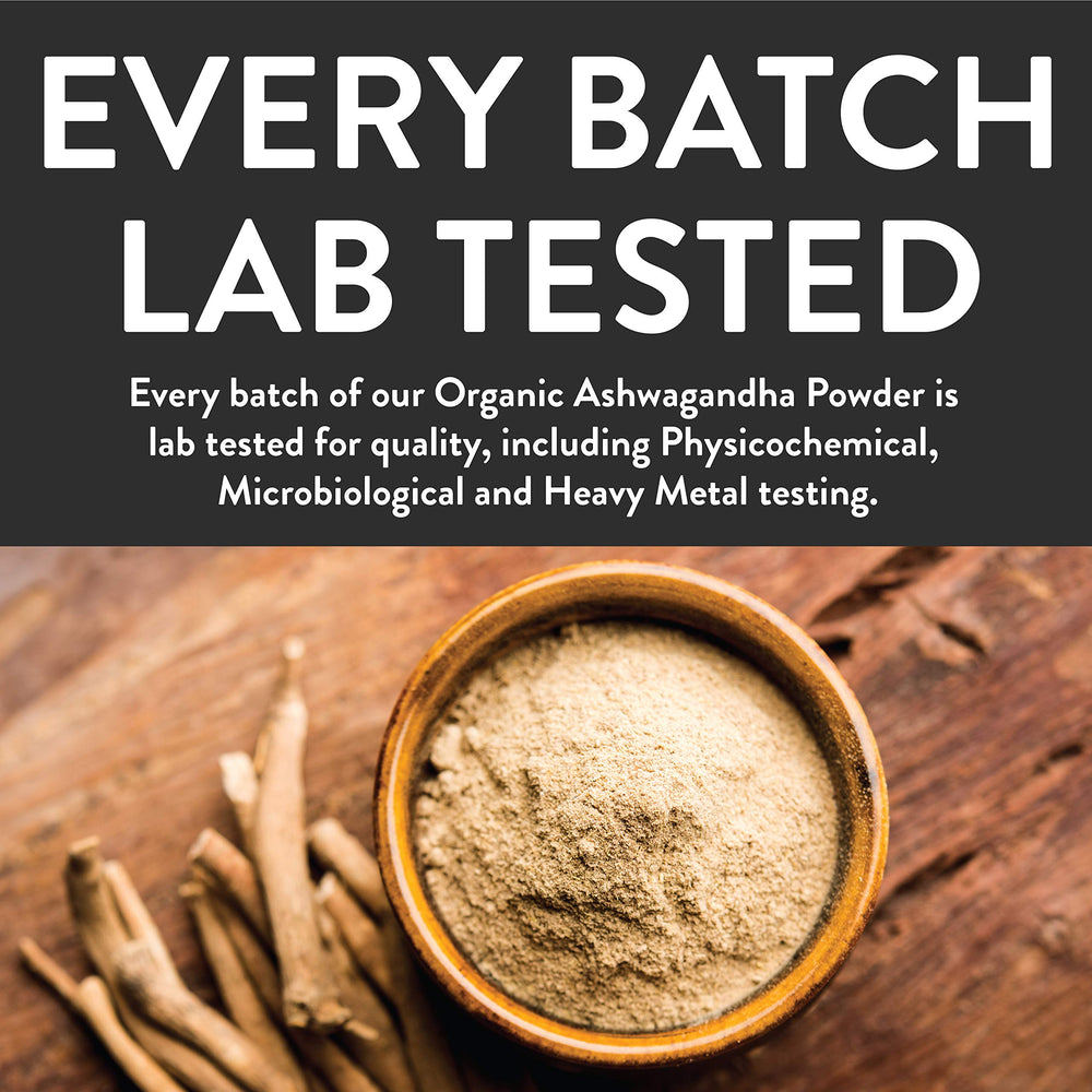 FGO Ashwagandha root powder sourced from India for authenticity.