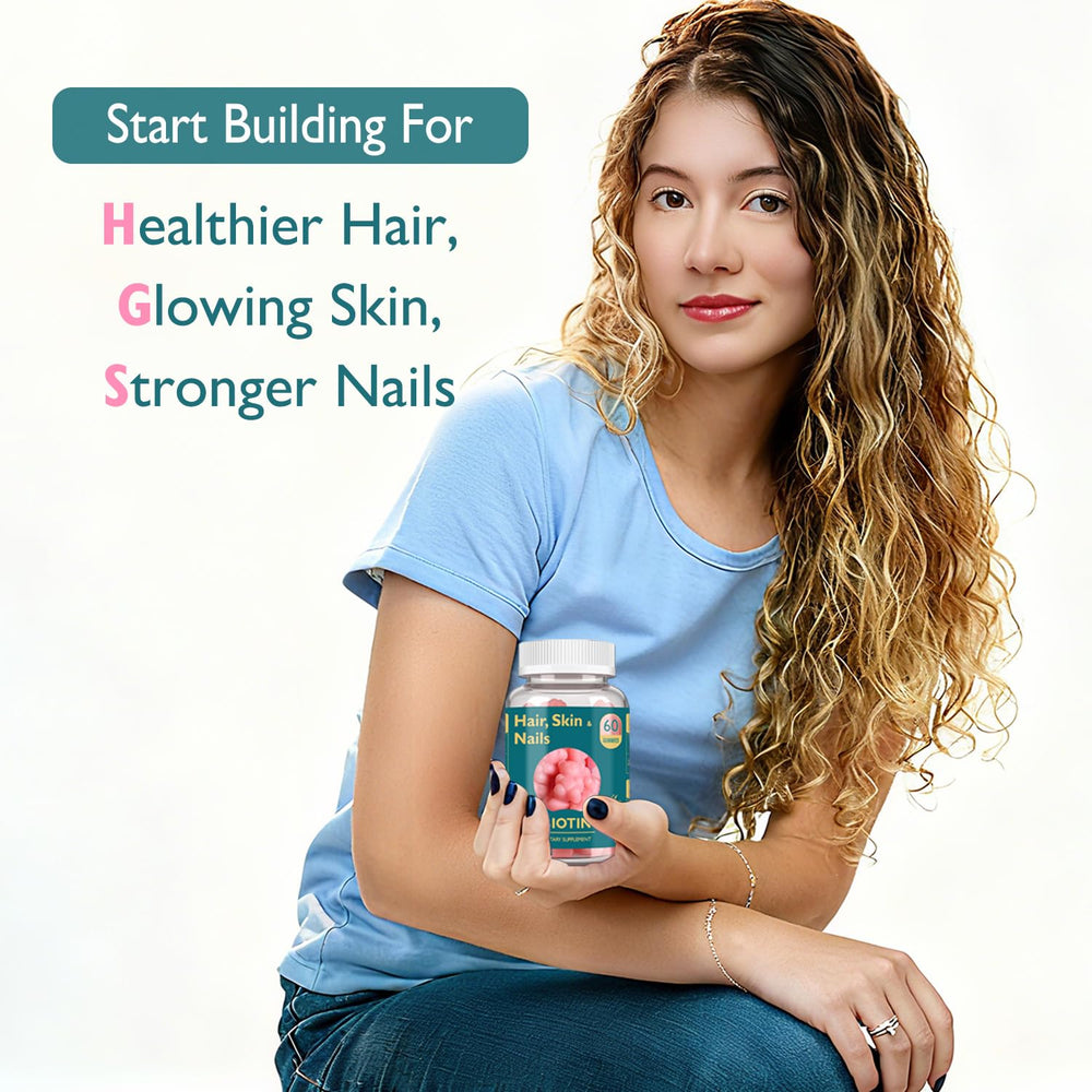 Ficpoud Biotin Gummies suitable for women and men