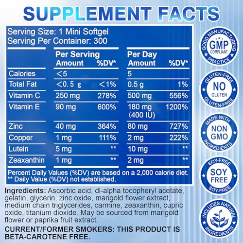 FIDERNIC AREDS2 bottle front view highlighting easy daily intake.