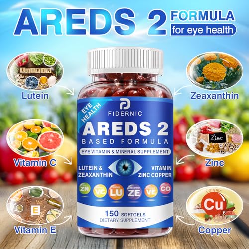 FIDERNIC AREDS2 zinc and copper balance emphasizes mineral synergy for ocular function.