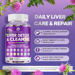 FIDERNIC Artichoke extract bottle highlighting antioxidant blend