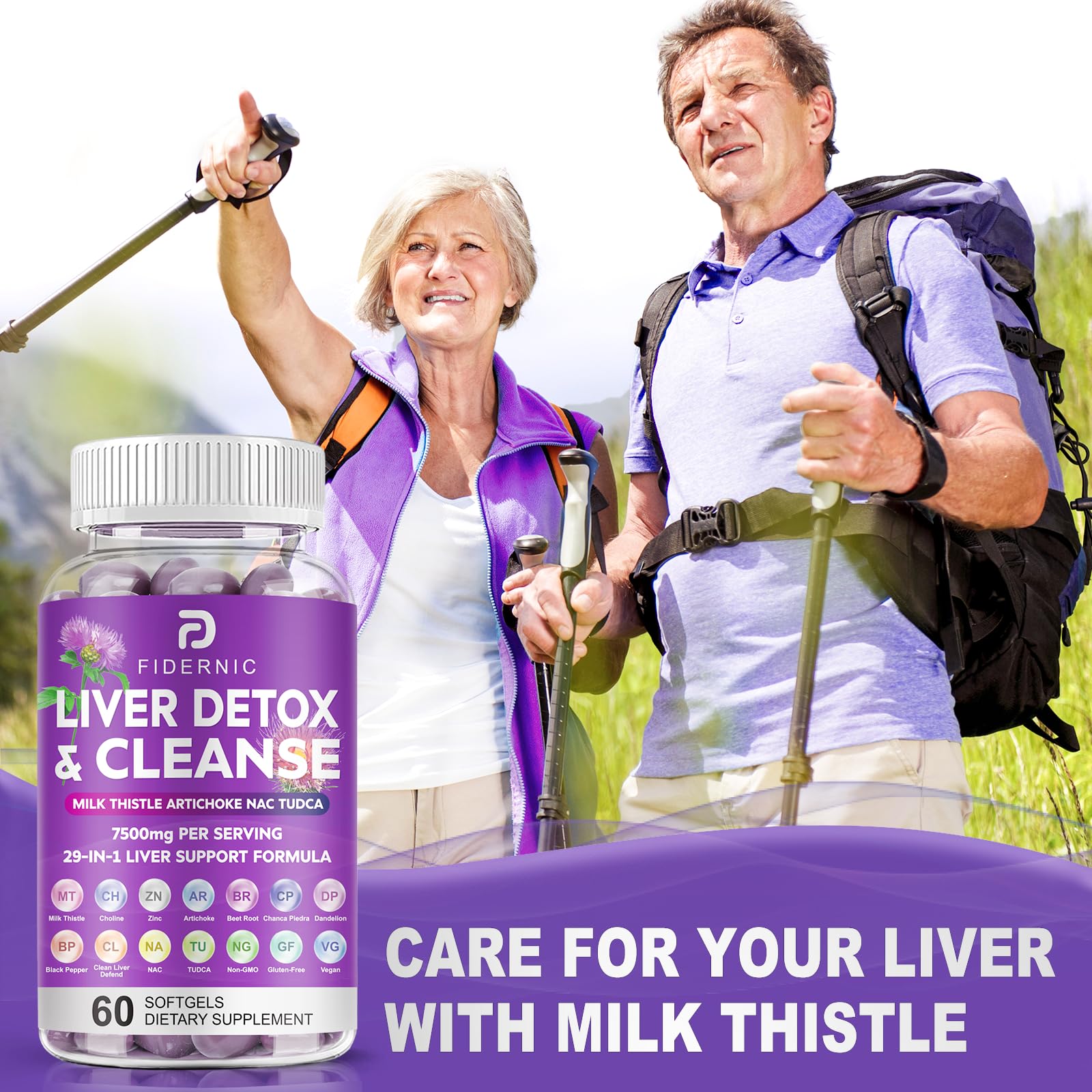 FIDERNIC Softgels close-up for convenient daily use