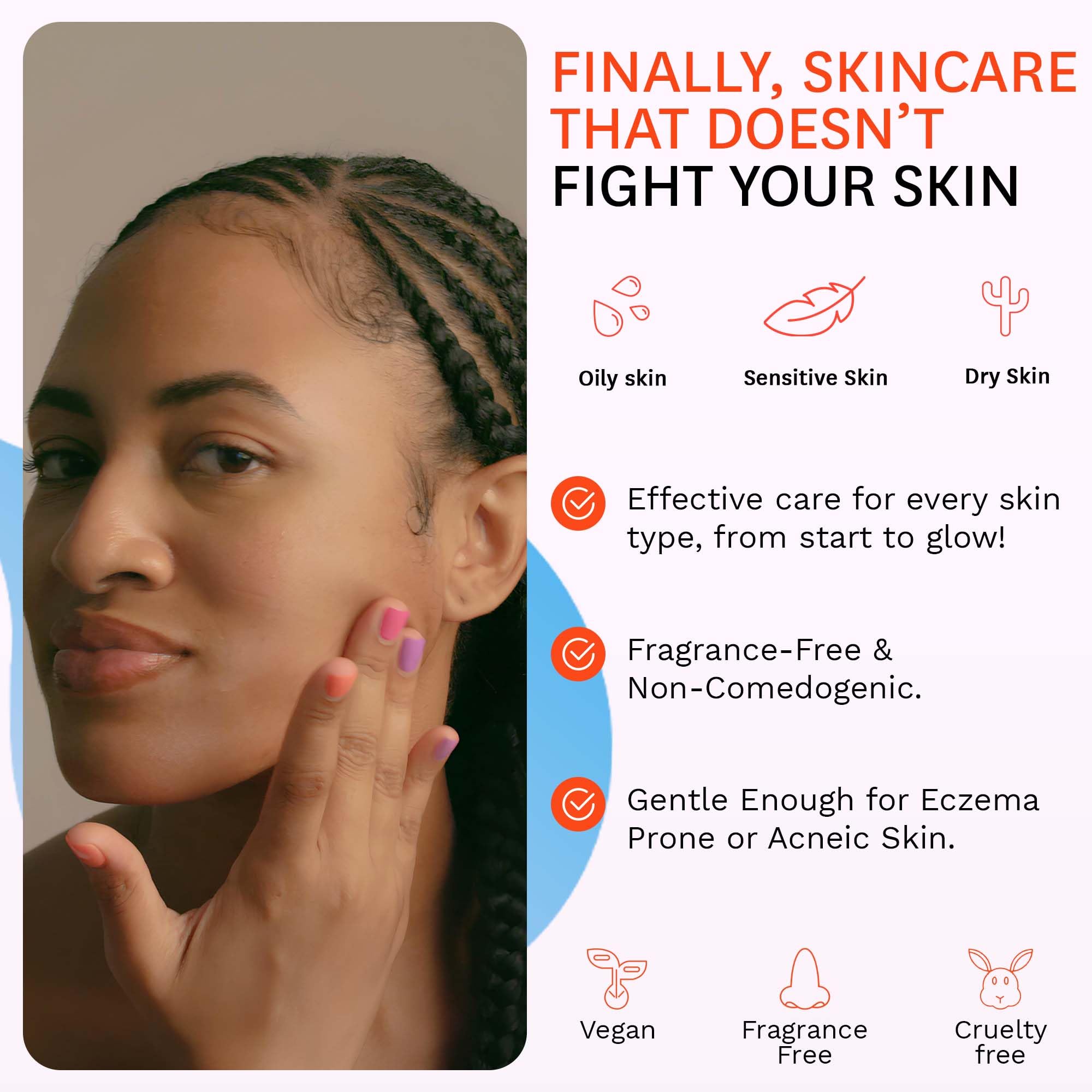 Fig.1 Vitamin C 15% serum packaging box highlighting refillable design