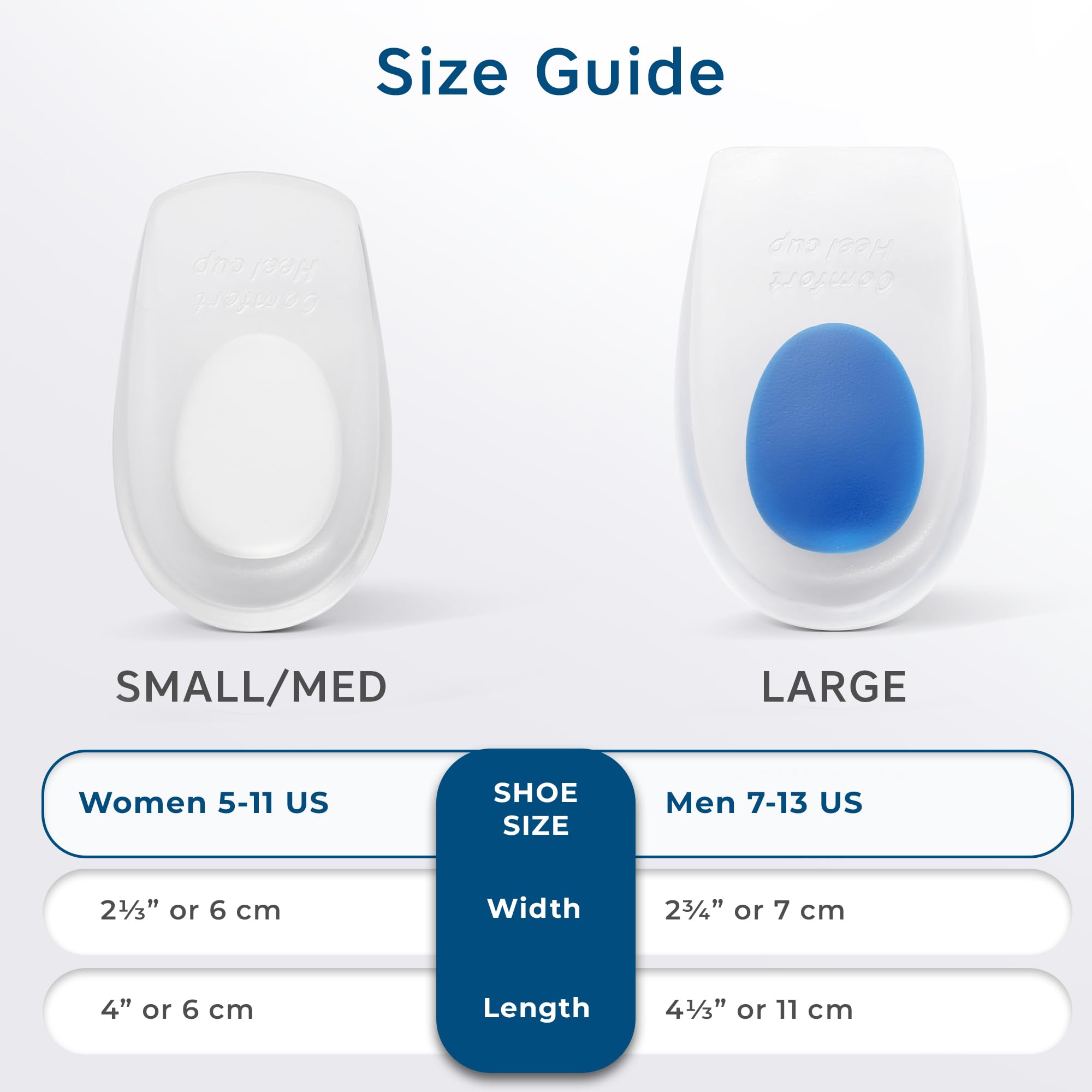 Figly two sizes Small/Medium and Large fit diverse wearers