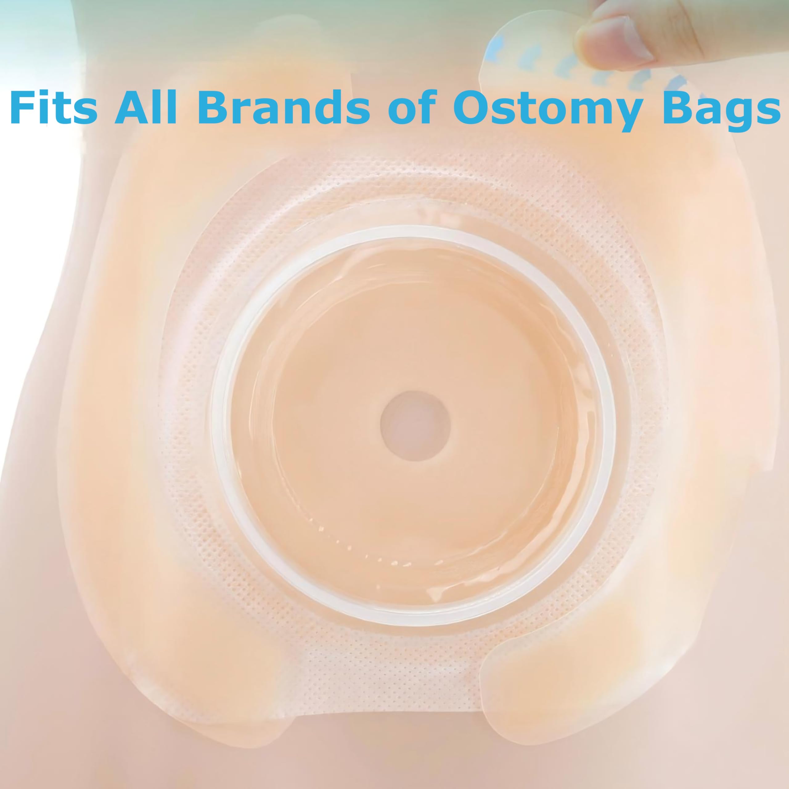 Filigan latex-free adhesive ostomy strip easy to apply without tugging