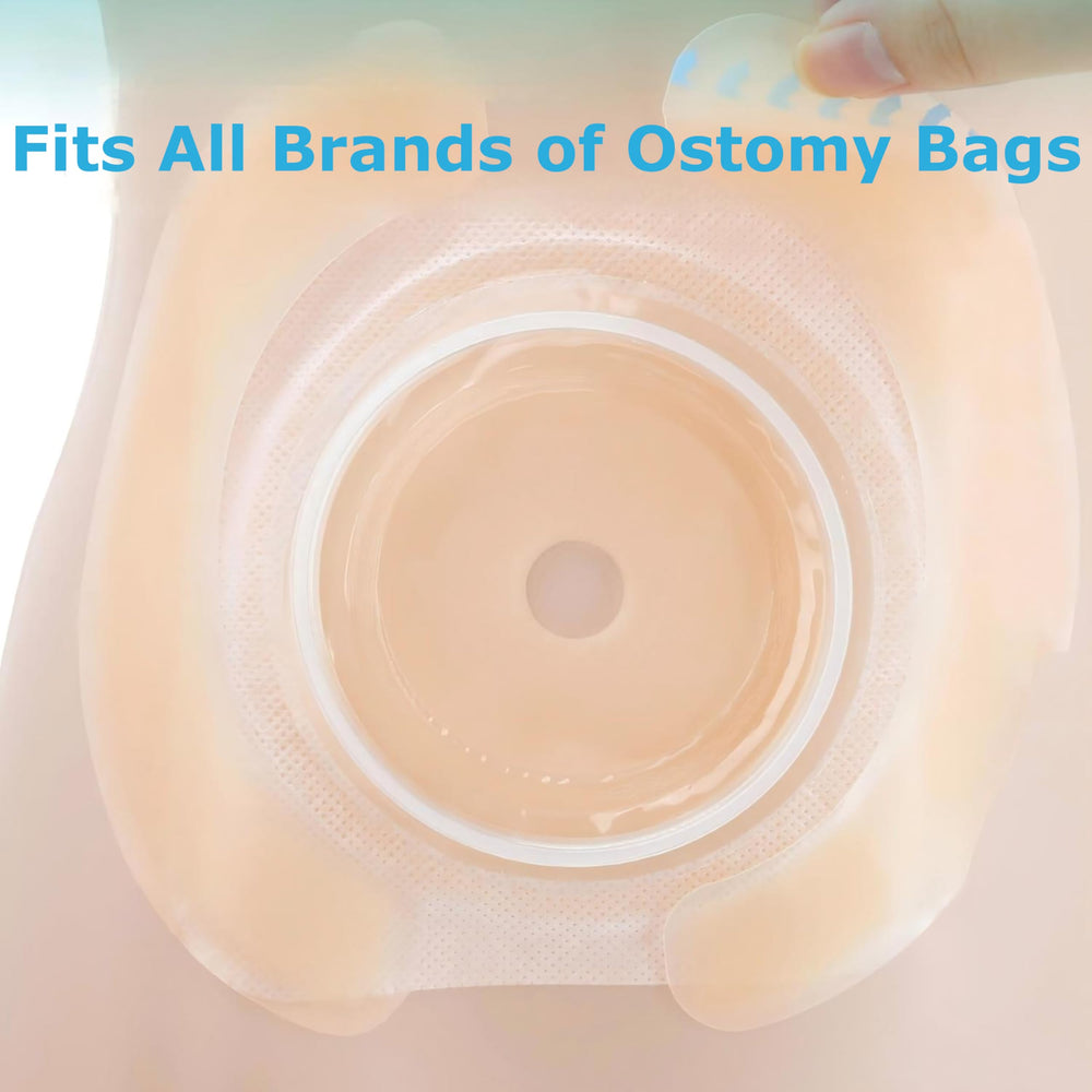 Filigan latex-free adhesive ostomy strip easy to apply without tugging