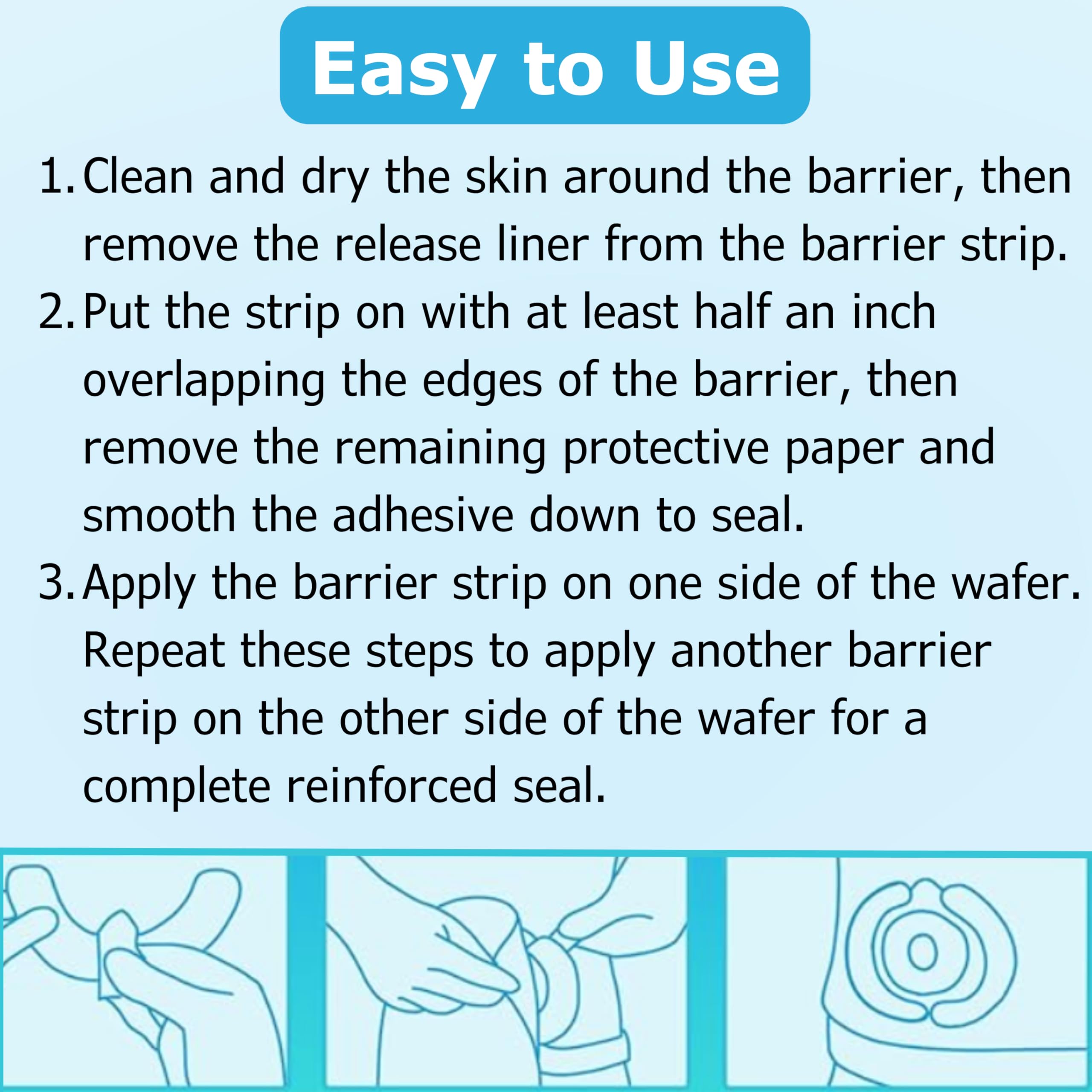 Filigan skin-protection barrier around stoma prevents irritation and supports longer wear