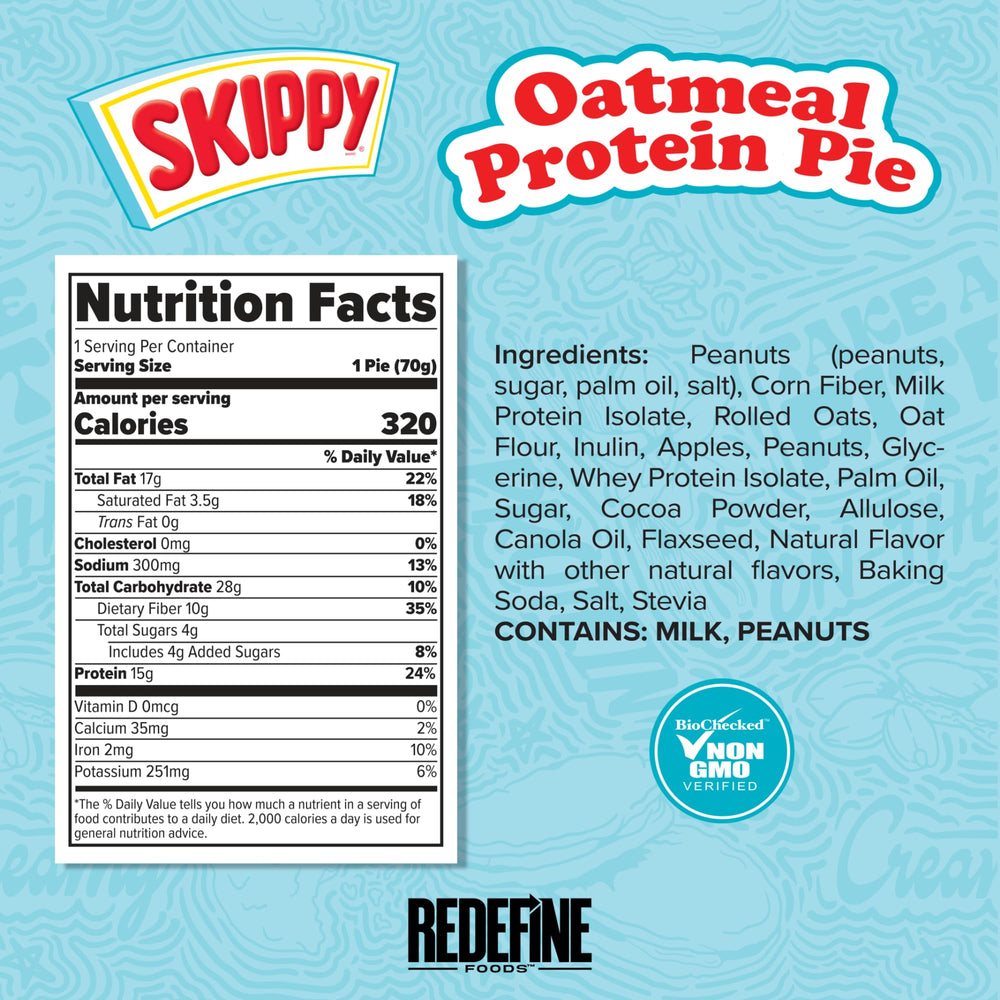 FINAFLEX Oatmeal Protein Pie bars, grab-and-go nutrition for workouts