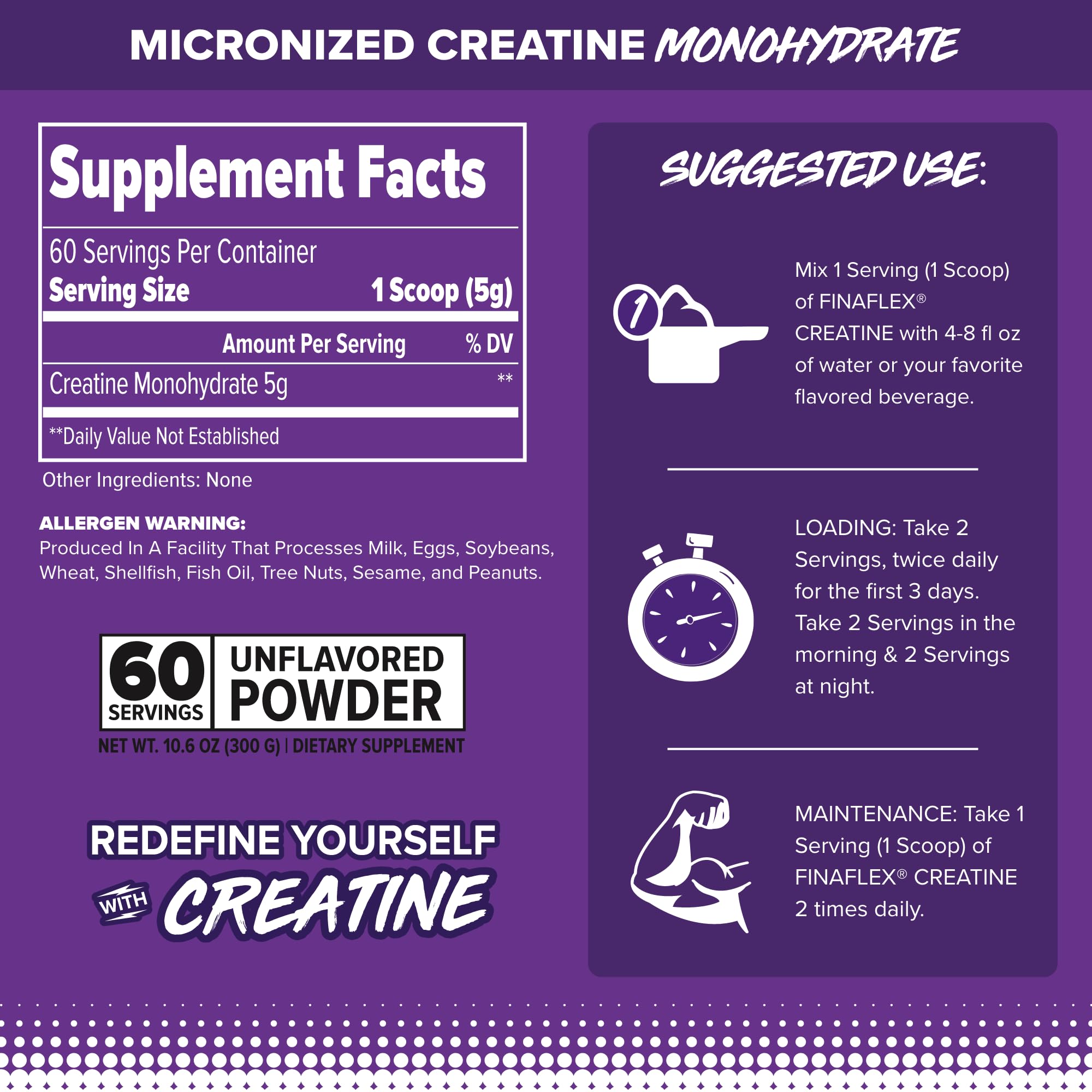 FINAFLEX Pure Creatine micronized powder blends easily during training