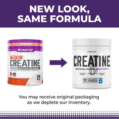 FINAFLEX Pure Creatine NSF Certified seal indicating purity