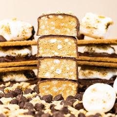 Final Boss Anabar Fluff N Butter bar, creamy coating with protein boost.