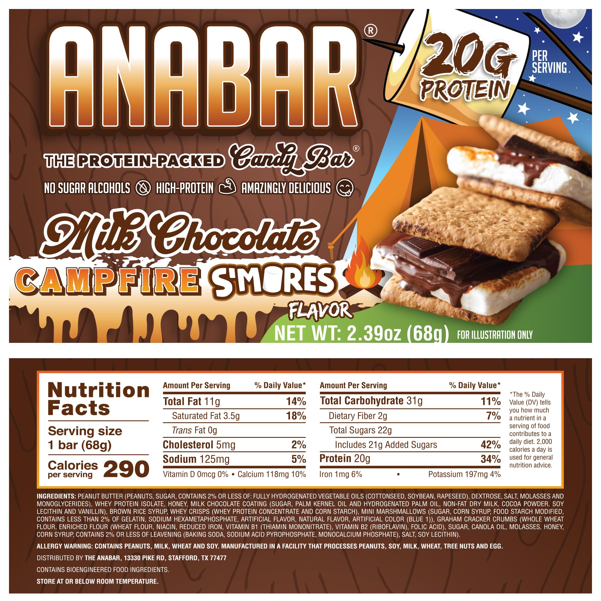 Final Boss Anabar bar packaging showcasing 12 bars for convenient on-the-go protein.