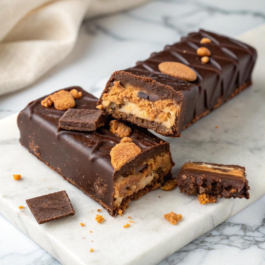Final Boss Anabar bar held in hand, convenient post-workout protein boost.